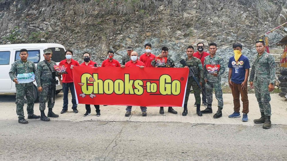 Chooks-to-Go team in Zamboanga City